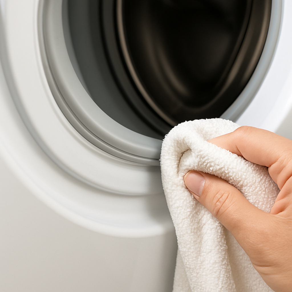 Cleaning washing machine door seal rubber gasket NZ - preventing mould