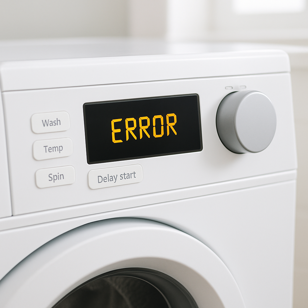 Fisher and Paykel washing machine error code display NZ - troubleshooting guide