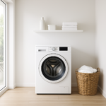 Washing machine buying guide NZ - modern front load washer in Auckland laundry room