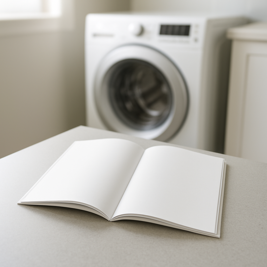 Washing machine manual open for error code troubleshooting NZ